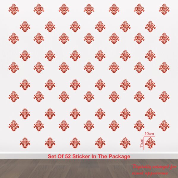 Classic Flower Pattern - Creative - Decorative Full  Wall Sticker For Home Office School Kids Baby Rooms - Image 3