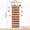 12- Months Of The Year - Tree - Cute - Birds - Baby - Kids - Learning - Education - Nursery - Pre School - Kinder Garden - Creative - Colorful - Wall Sticker - Image 3