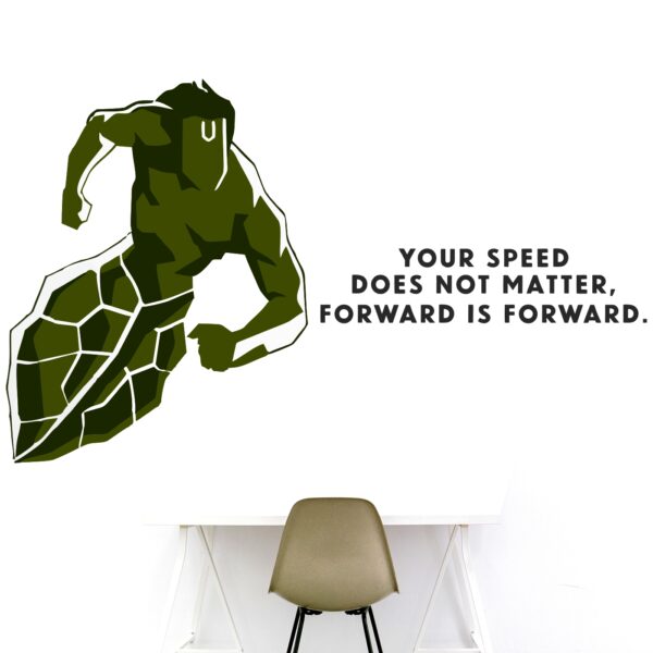 Hindu - God - Kurma - Avatar Of Lord Vishnu - Inspirational - Motivational - Quotes - Wall Sticker - Image 2
