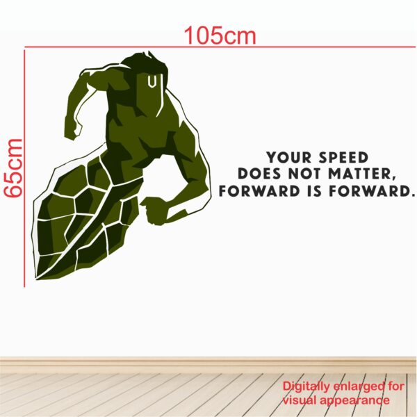 Hindu - God - Kurma - Avatar Of Lord Vishnu - Inspirational - Motivational - Quotes - Wall Sticker - Image 3