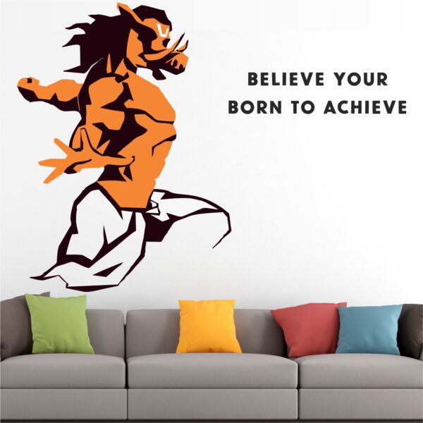 Hindu - God - Varaha  - Avatar Of Lord Vishnu - Inspirational - Motivational - Quotes - Wall Sticker