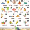 Tamil - Uyirmei Eluthukkal - Vowels - Alphabets - Letters - Baby - Kids - Learning Education  Nursery  Pre School Kinder Garden Wall Sticker - Image 2