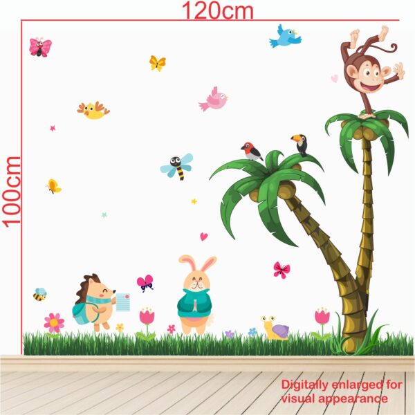 Lovely Animal - Birds - Butterfly - Tree - Baby - Kids - Learning Education  Nursery  Pre School Kinder Garden Wall Sticker - Image 3