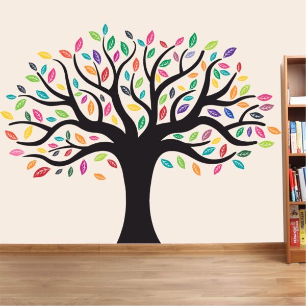 Colorful  Tree - Nature - Baby - Kids - Learning Education  Nursery  Pre School Kinder Garden Wall Sticker - Image 2