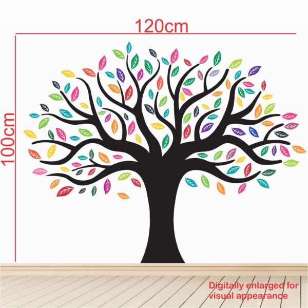 Colorful  Tree - Nature - Baby - Kids - Learning Education  Nursery  Pre School Kinder Garden Wall Sticker - Image 3