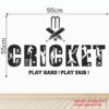 Cricket Is Life  - Playing - Team Work - Office - Sports - Inspirational - Motivational - Quotes - Image 3