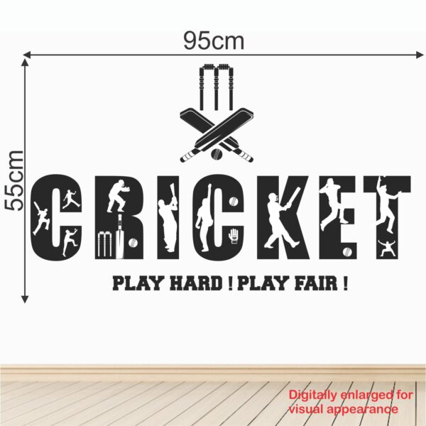 Cricket Is Life  - Playing - Team Work - Office - Sports - Inspirational - Motivational - Quotes - Image 3