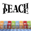 Teach Peace - Baby - Kids - Learning Education  Nursery  Pre School Kinder Garden Wall Sticker