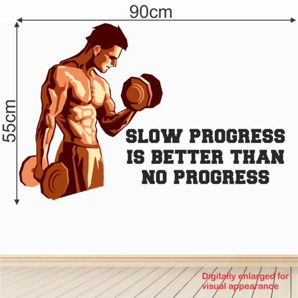 Gym - Fitness - Bodybuilding - Office - Sports - Workout - Boxing -  Inspirational - Motivational - Quotes - Wall Sticker - Image 3
