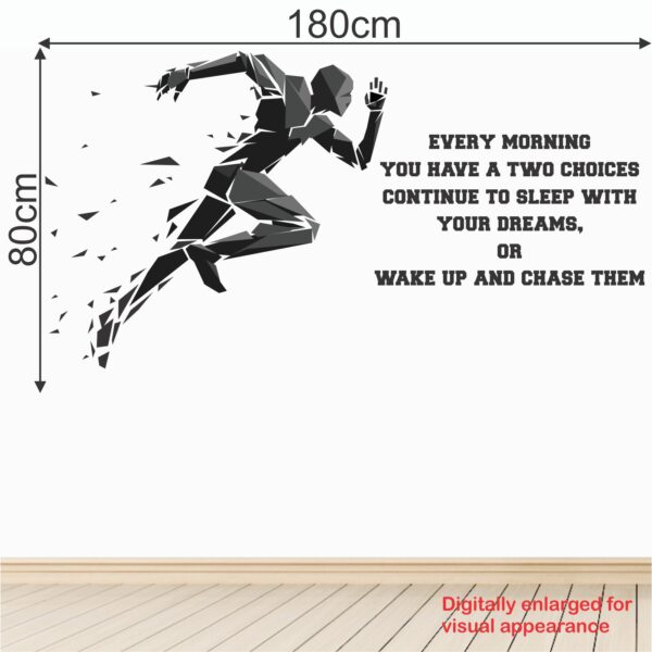 Gym - Fitness - Bodybuilding - Office - Sports - Workout - Boxing -  Inspirational - Motivational - Quotes - Wall Sticker - Image 3