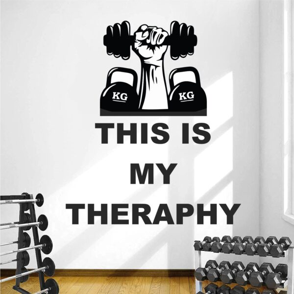 Gym - Fitness - Bodybuilding - Office - Sports - Workout - Boxing -  Inspirational - Motivational - Quotes - Wall Sticker - Image 2