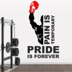 Gym - Fitness - Bodybuilding - Office - Sports - Workout - Boxing -  Inspirational - Motivational - Quotes - Wall Sticker
