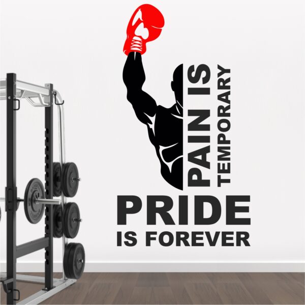 Gym - Fitness - Bodybuilding - Office - Sports - Workout - Boxing -  Inspirational - Motivational - Quotes - Wall Sticker