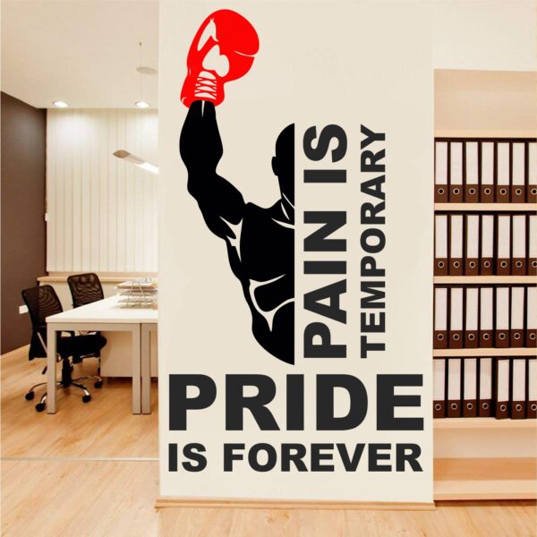 Gym - Fitness - Bodybuilding - Office - Sports - Workout - Boxing -  Inspirational - Motivational - Quotes - Wall Sticker - Image 2