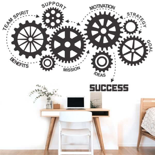 Success - Idea - Team Work - Goal - Mission - Office - Inspirational - Motivational - Quotes - Wall Sticker