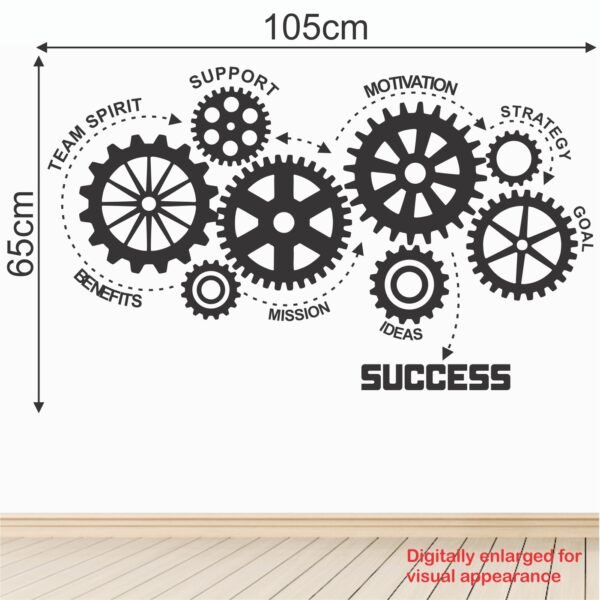 Success - Idea - Team Work - Goal - Mission - Office - Inspirational - Motivational - Quotes - Wall Sticker - Image 3