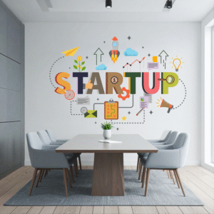 Startup Business - Motivation Inspirational Office Quotes Conference Room Wall Sticker