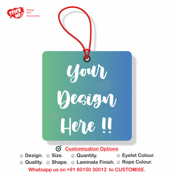 Square Hang Tags - Image 3