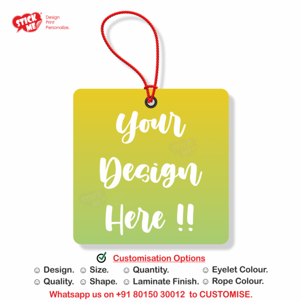 Square Hang Tags - Image 2