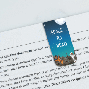 Space Theme - Set of 4 Magnetic Bookmarks