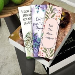 Motivation Inspirational - Set of 4 Minimalist Bookmarks - Laminated