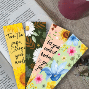Motivation - Set of 4 Minimalist Bookmarks - Laminated