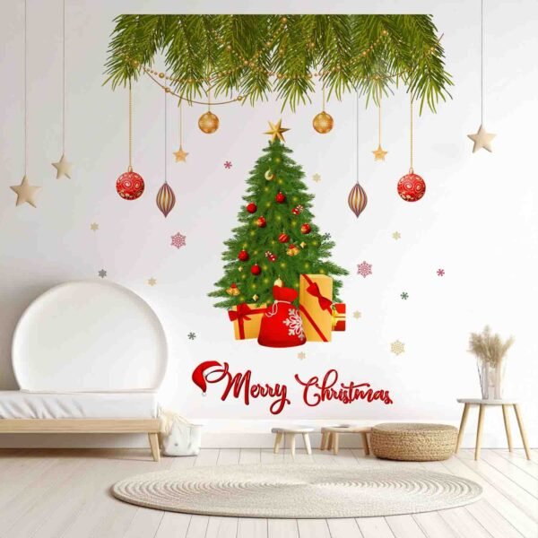 StickMe Christmas ? X?Mas Festive D?cor Wall Sticker Decal for Home & Office|Premium Extra Large - 160 cm X 150 cm