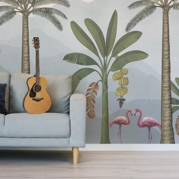 Tropical Theme Wall Paper -2 | Customisable