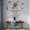 Dr. A.P.J. Abdul Kalam motivational wall sticker with inspirational quotes for office, study room, classroom, coaching centre, and workspace wall decor.