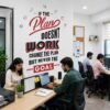 Motivational office wall sticker with βIf the Plan Doesnβt Work, Change the Plan, But Never the Goalβ quote
